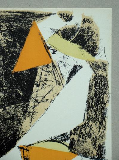 Marino MARINI - Cheval et cavalier, 1963 - Lithographie originale 2