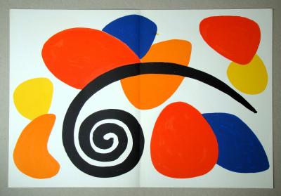 Alexander CALDER - Composition, 1968 - Lithographie originale 2