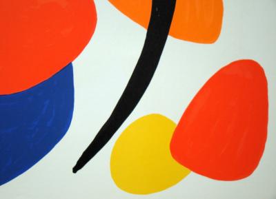 Alexander CALDER - Composition, 1968 - Lithographie originale 2