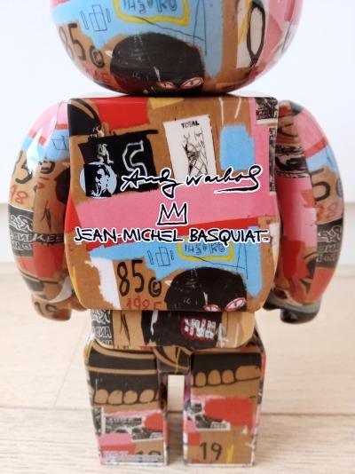Medicom Toy - BE@RBRICK Jean-Michel Basquiat Vol. 2 ensemble 100% et 400% - Figurines 2