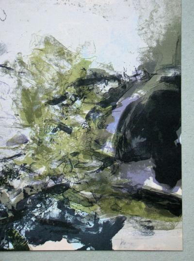 ZAO WOU-KI- Composition pour XXe Siècle, 1971 - Original lithograph 2