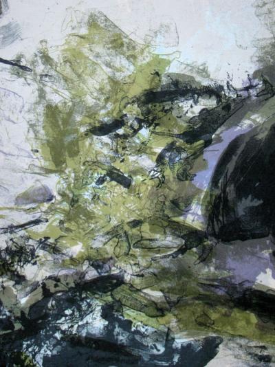 ZAO WOU-KI- Composition pour XXe Siècle, 1971 - Original lithograph 2