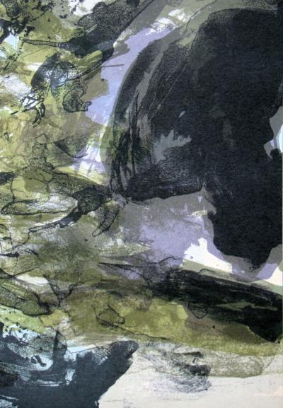 ZAO WOU-KI- Composition pour XXe Siècle, 1971 - Original lithograph 2