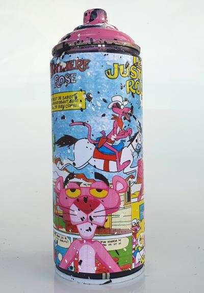 SPACO - Bombe Panthere ROSE , 2023  - Sculpture 2