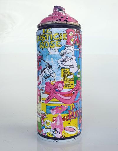 SPACO - Bombe Panthere ROSE , 2023  - Sculpture 2