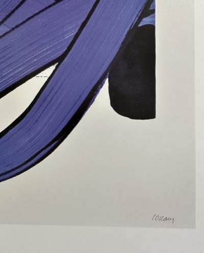 Pierre Soulages (d’après) - Sérigraphie N°18, 1988 - Affiche originale Musée Soulages 2