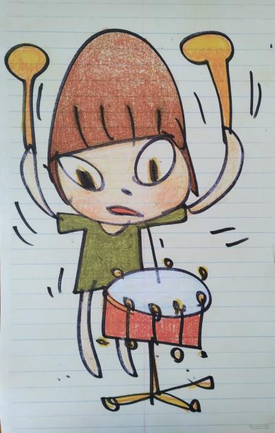 Yoshitomo Nara, Banging the Drum 2