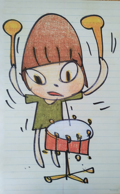 Yoshitomo Nara, Die Trommel schlagen 2