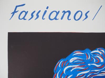 Alekos FASSIANOS : Penseur à la montre (FIAC1978) - Lithographie originale 2