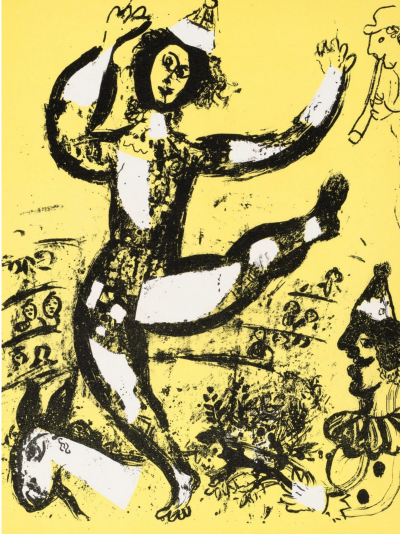 Marc Chagall   - Le cirque’’ (1960) - Lithographie originale non signée 2