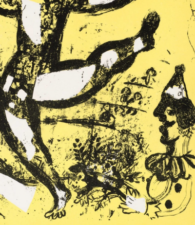 Marc Chagall   - Le cirque’’ (1960) - Lithographie originale non signée 2