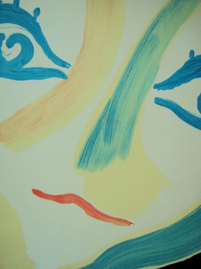 Virgilio GUIDI - Volto, 1982 - Lithographie signée et numérotée 2