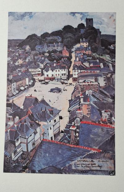 Mathurin Méheut (d’après) (1882-1958) - Lamballe, vu du clocher Saint-Jean - Impression numérique