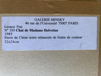 Léonor FINI - dessin original signé 2