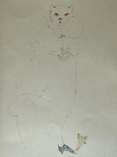 Léonor FINI - dessin original signé 2