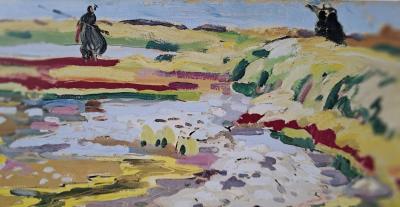 Mathurin Méheut (d’après) (1882-1958) - Les marais salants - Impression numérique 2
