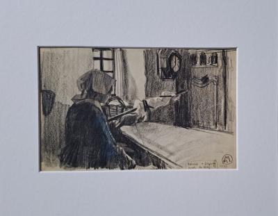 Mathurin Méheut (d’après) (1882-1958) - Fileuse à Lescoff - Impression numérique 2