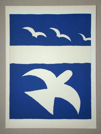 Georges BRAQUE - Les Oiseaux, 1955 - Original lithograph 2