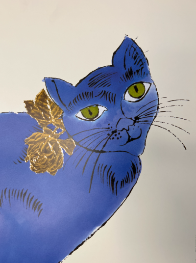 Andy Warhol, Cat, 1957, poster 1996 2