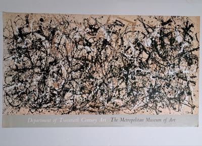 Jackson Pollock, RITMO DELL’AUTUNNO, 1950, locandina