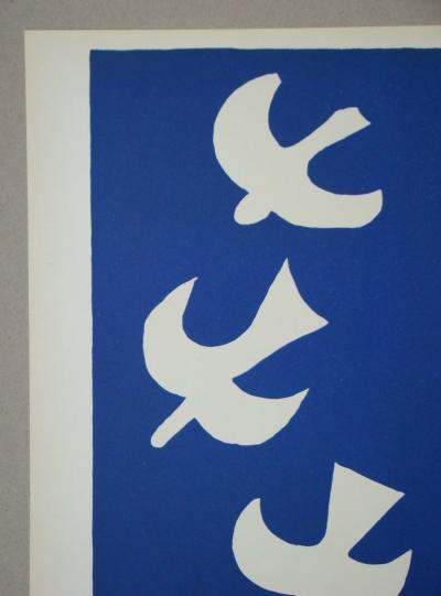 Georges BRAQUE - Trois Oiseaux, 1955 - Lithographie originale 2