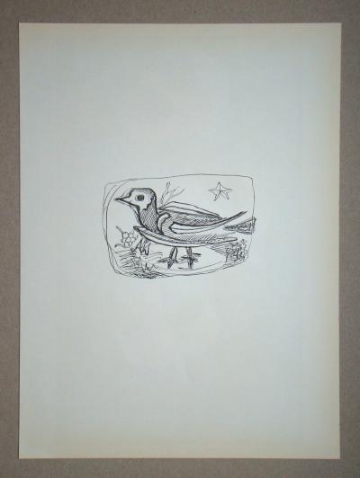 Georges BRAQUE - Trois Oiseaux, 1955 - Lithographie originale 2
