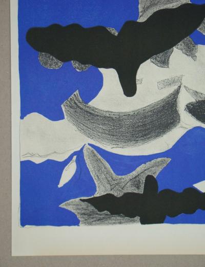 Georges BRAQUE - Deux Oiseaux Avec Nuages, 1955 - Original lithograph 2
