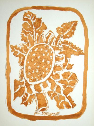 Georges BRAQUE - Le Tournesol, 1955 - Lithographie originale signée 2