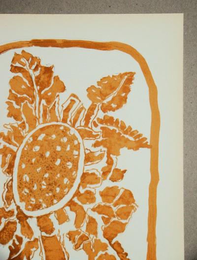 Georges BRAQUE - Le Tournesol, 1955 - Lithographie originale signée 2