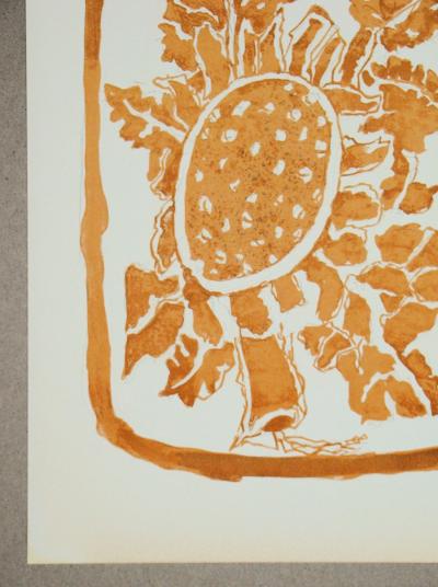 Georges BRAQUE - Le Tournesol, 1955 - Lithographie originale signée 2