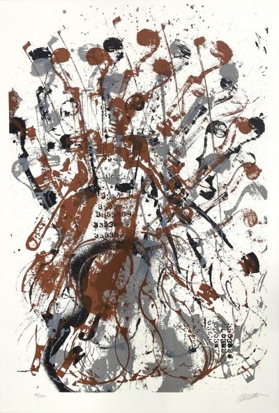 Arman - Trio à cordes II - sérigraphie signée 2
