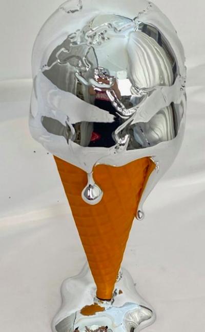 Sagrasse - The last ice cream - Résine et poudre de marbre 2
