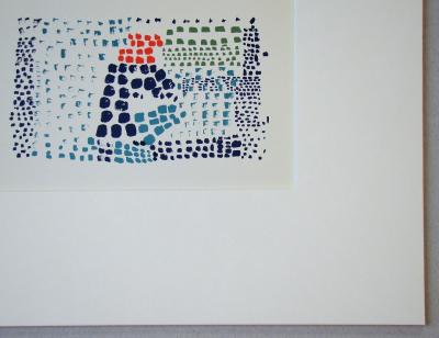 Nicolas DE STAËL (d’après) - Nuit au Parc des Princes, 1965 - Lithographie en couleurs 2