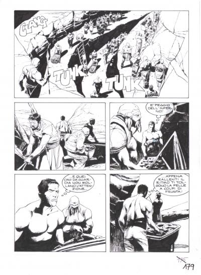 Corrado Roi - Dampyr - planche originale à l’encre de chine 2