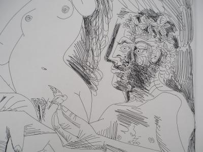 Pablo Picasso : Jeune femme à sa toilette - Gravure originale signée 2