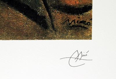 Joan Miró. Belle et Rare Lithographie Signée et numérotée.Edition Limitée 2
