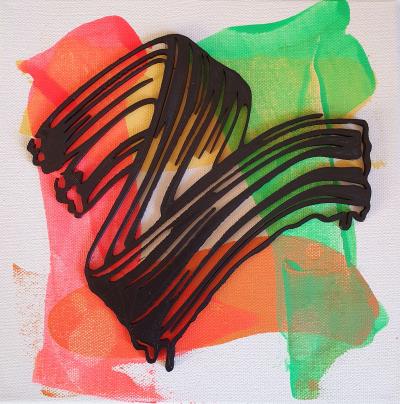 PyB - Paint  Roy Lichtenstein , 2023 - Technique mixte sur toile 2