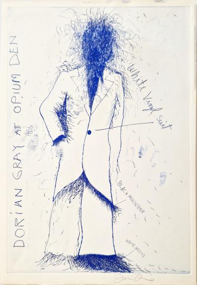 Jim Dine - Dorian Gray at Opium Den - Eau-forte signée 2