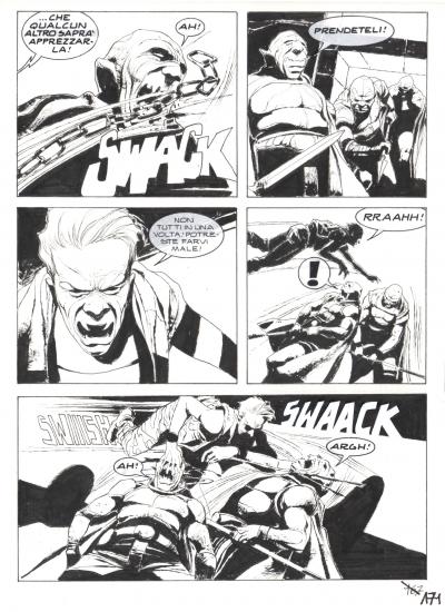 Corrado Roi - Dampyr - planche originale à l’encre de chine 2