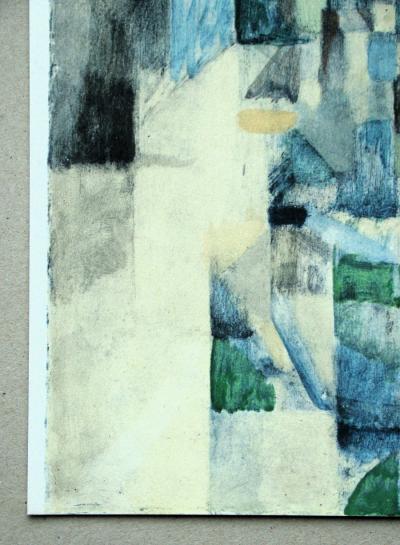 Robert DELAUNAY (d’après) - La fenêtre n°2, 1957 - Pochoir en couleurs 2