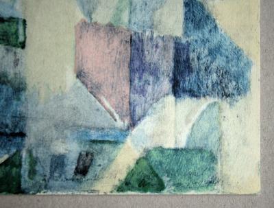 Robert DELAUNAY (d’après) - La fenêtre n°2, 1957 - Pochoir en couleurs 2