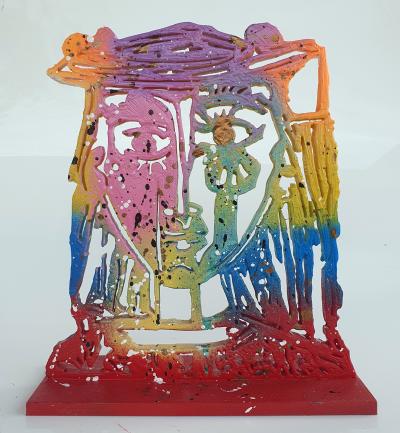 Spaco  - Picasso girl l, 2023 - Sculpture 2