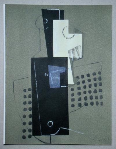 Henri LAURENS (d’après) - Nature morte, 1956 - Pochoir signé et daté 2
