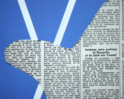 Georges BRAQUE (after) - Papier collé, 1956 - Serigraphy monogrammed 2