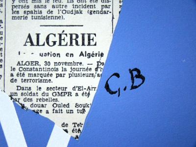 Georges BRAQUE (after) - Papier collé, 1956 - Serigraphy monogrammed 2