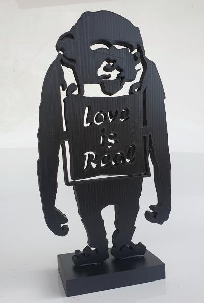 PYB - Banksy Monkey , 2023- Sculpture 2