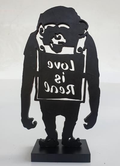 PYB - Banksy Monkey , 2023- Sculpture 2