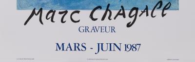 Marc CHAGALL : Daphnis et Chloé - Affiche originale signée 2