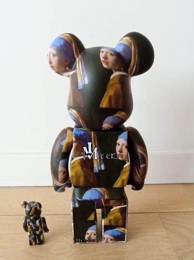 Medicom Toy - Johannes Vermeer Girl with a Pearl Earring 100%&400% Banksy - Figurines 2