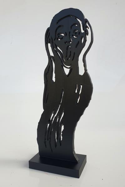 PYB - CRI de Munch , 2023- Sculpture pop street art 2